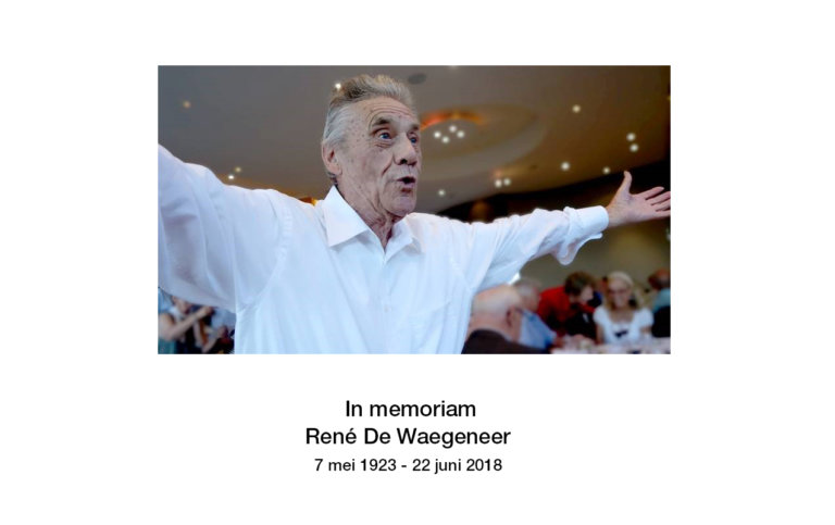 René De Waegeneer, vrijzinnig humanist met een hart voor vrede, op 95-jarige leeftijd overleden