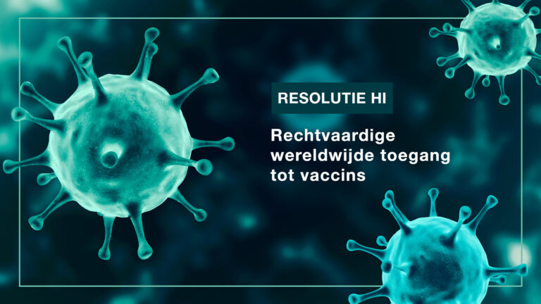 Nieuwe HI-resolutie: rechtvaardige wereldwijde toegang tot vaccins