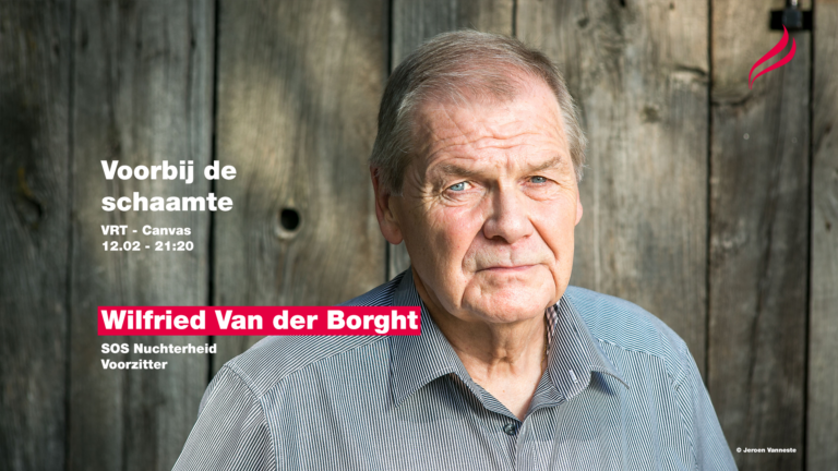 Wilfried Van der Borght (SOS Nuchterheid) getuigt in Voorbij de schaamte (VRT CANVAS)