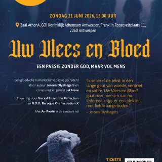 Flyer Uw Vlees en Bloed humanistische passie def-1
