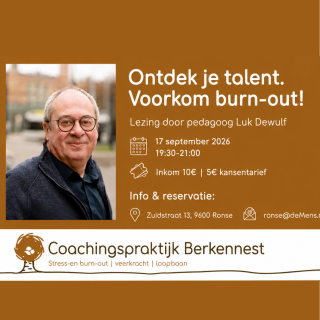 Lezing ontdek je talent