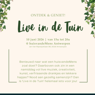 _Live in de Tuin 2026 (Instagram-bericht)
